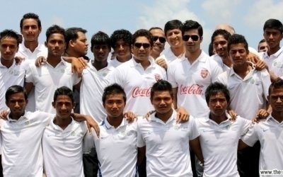 AIFF Academy boys in awe of Tendulkar, Chhetri