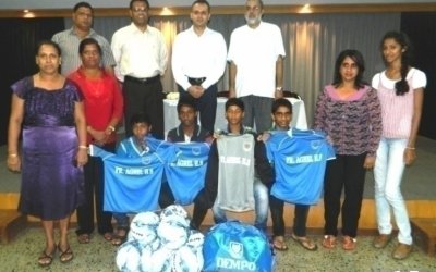 Goan club ties up with Fr. Agnel High School