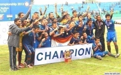 India beat Nepal to emerge Champions in U-16 SAFF Championship