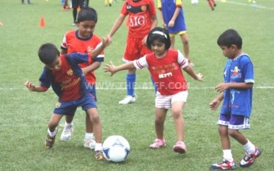 80 children, 25 officials take part in Grassroots Festival