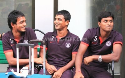 Indian National Team lands in Kathmandu for SAFF Championship