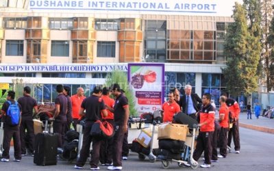 Indian National Team lands in Khujand