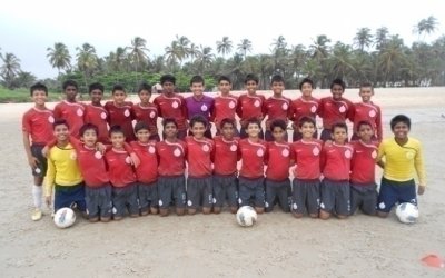 Salgaocar U-16 Team keeps U-13 Academy boys at bay