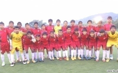U-14 Boys hold U-17 School Team to a draw