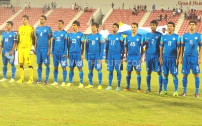 India ride Faiaz goal to victory