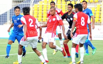 CHHETRI'S DOUBLE STRIKE LIGHTS UP FATORDA STADIUM