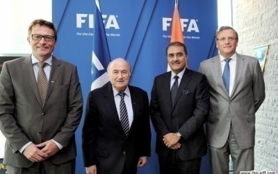 AIFF President meets FIFA President at FIFA Headquarters
