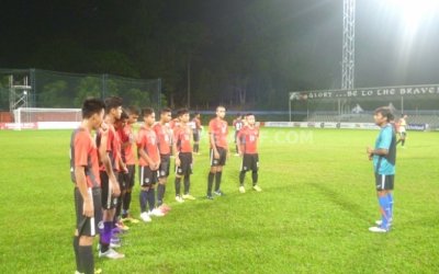 Light training for the U-16 Boys upon arrival