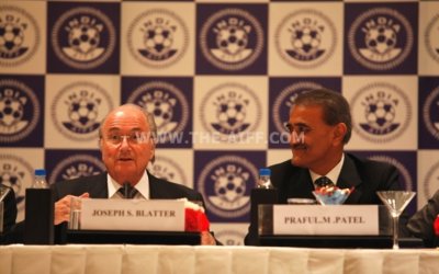 President Blatter congratulates Bengaluru FC