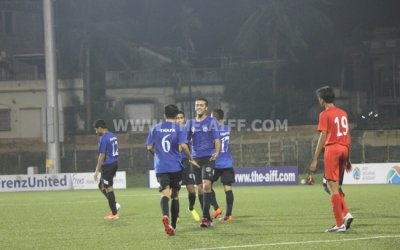 AIFF XI pump in half a dozen past Home United, Singapore