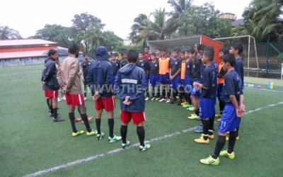 U-14 Boys play draw and a 5-0 win in friendlies