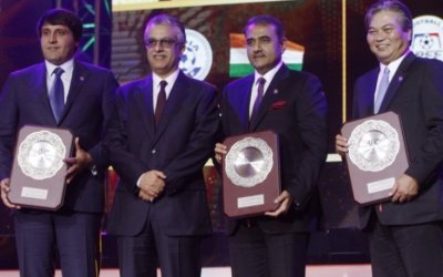 INDIA RECEIVES AFC PRESIDENT RECOGNITION AWARD FOR GR FOOTBALL