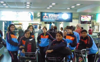 Indian Women arrive in Myanmar