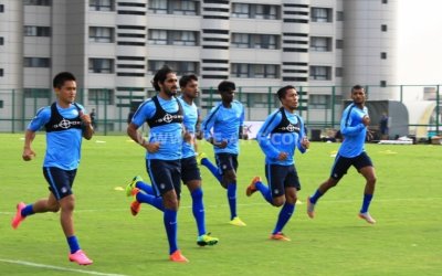 INDIAN NATIONAL TEAM ARRIVES IN BENGALURU
