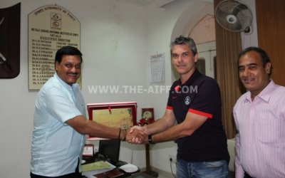AIFF's Technical Director visits National Institute Of Sports,Patiala