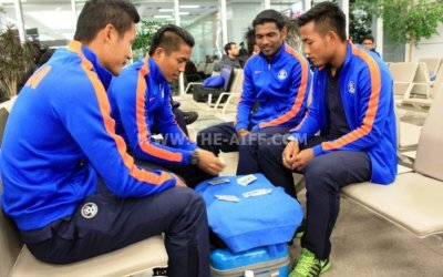 INDIAN NATIONAL TEAM 'FINALLY' LANDS IN MUSCAT