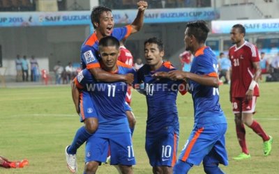 India romp into SAFF Suzuki Cup semis