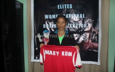 Shillong Lajong presents Mary Kom a personalized jersey