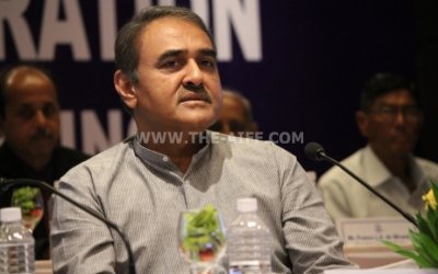 Mr. Praful Patel congratulates AIFF Elite Academy boys