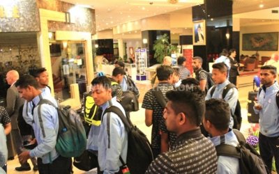 INDIAN CONTINGENT ARRIVE IN TEHRAN