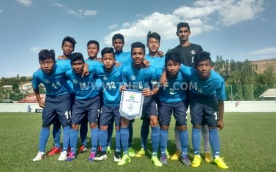 U-14 boys Team goes down 0-1 against Afghanistan