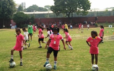 NEW DELHI SCHOOL ORGANISED GIRLS' GRASSROOTS FESTIVAL
