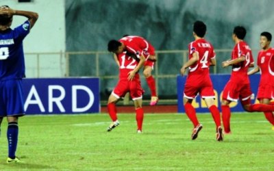 DPR KOREA POWER PAST THAILAND INTO AFC U-16 C'SHIP QUARTERS