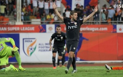 NORTHEAST BEAT PUNE CITY 1-0 TO GO TO SUMMIT OF THE LEAGUE