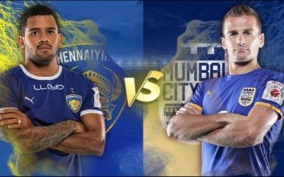 MUMBAI CITY TAKE ON CHENNAIYIN FC