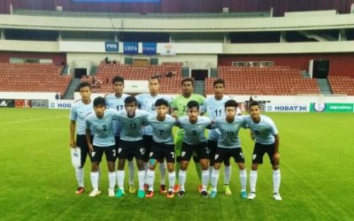 INDIA U17 WC BOYS GO DOWN TO LATVIA