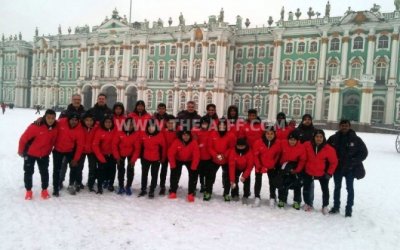 INDIA U-17 WORLD CUP TEAM VISITS FAMOUS RUSSIAN MUSUEM