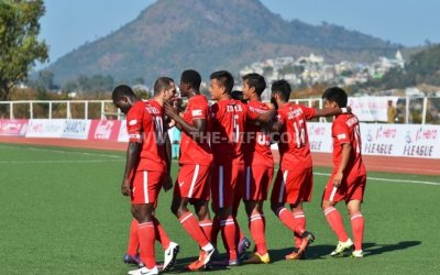 BIRTHDAY BOY LALRUTTHARA SCORES TO CONTINUE AIZAWL FC'S HOMERUN