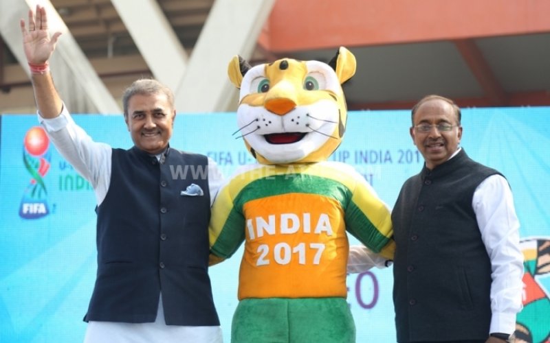 OFFICIAL MASCOT UNVEILED FOR FIFA U-17 WORLD CUP INDIA 2017