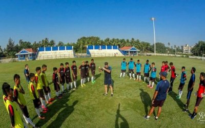 THOROUGHLY ENJOYED TRAINING THE U-17 BOYS: CONSTANTINE
