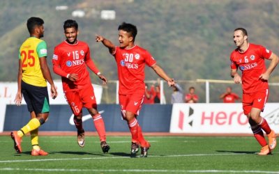 BRANDON SCORES TO LIFT AIZAWL TO THE POLE