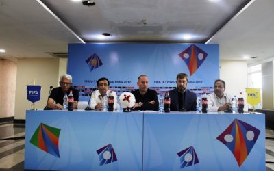 FIFA INSPECTS DELHI'S JLN STADIUM ON DAY ONE OF FINAL INSPECTION