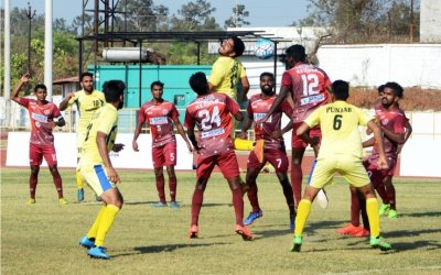 KERALA SCORE AT THE DEATH TO EARN A POINT AGAINST PUNJAB