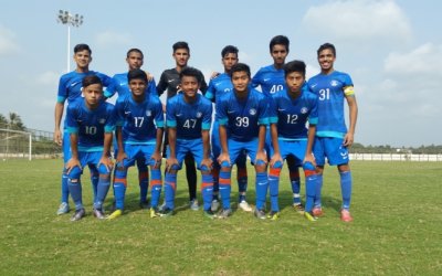 INDIAN U-16 TEAM DEFEATS GOA U-17 TEAM AND GOA FC U-16
