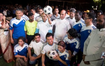 #FOOTBALLTAKESOVER INDIA GATE IN THE RUN UP TO THE FIFA U-17 WORLD CUP INDIA 2017