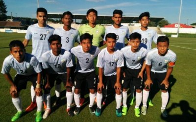 INDIAN U-17 WORLD CUP TEAM PLAY A DRAW AGAINST FRANCE'S SAINT LEU