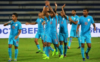 SUNIL'S STRIKE PUTS INDIA ATOP GROUP A IN AFC ASIAN CUP UAE 2019 QUALIFIERS