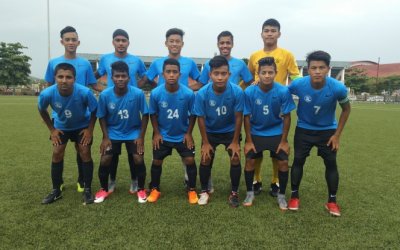 AIFF ELITE ACADEMY U-16 BEATS NAVELIM COLLEGE