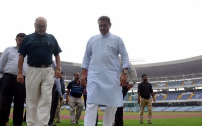 AIFF PRESIDENT PRAFUL PATEL TAKES A TOUR OF VIVEKANANDA YUBA BHARATI KRIRNGAN, KOLKATA
