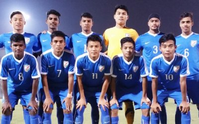 INDIA U-16 TEAM SCORE 'FANTASTIC FIVE' AGAINST AL DUHAIL SC