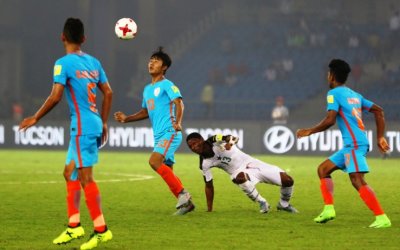 INDIA GO DOWN TO SUPERIOR GHANA