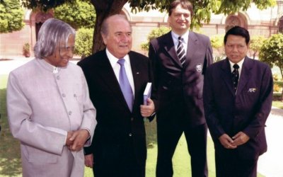 MEMORIAL SERVICE FOR FORMER AIFF PRESIDENT LATE MR. P.R DASMUNSI HELD IN THE CAPITAL