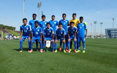INDIA U-16s DEFEAT ASPIRE U-16s