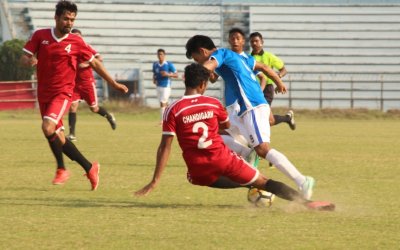 CHANDIGARH SHARES HONOURS WITH MANIPUR AS MATCH ENDS 1-1