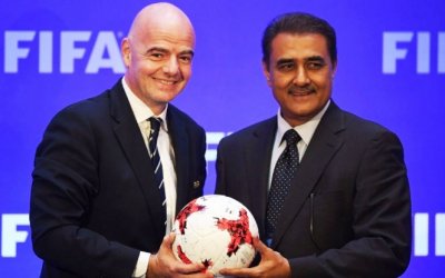FIFA PRESIDENT CONGRATULATES MINERVA PUNJAB FOOTBALL CLUB