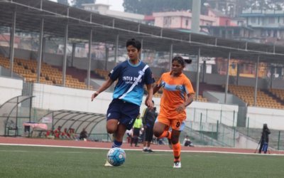 RISING STUDENT CLUB DEFEAT INDIA RUSH SC